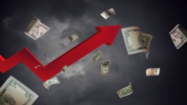 Ok grafiği ile dolar fiyatı yükselen kavramı