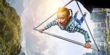 Aşırı planör. Karışık ortam