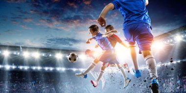 Zafer için sonsuz will ile. Karışık teknik