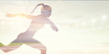 Genç bir sporcuyu çalıştırmanın soyut konsepti