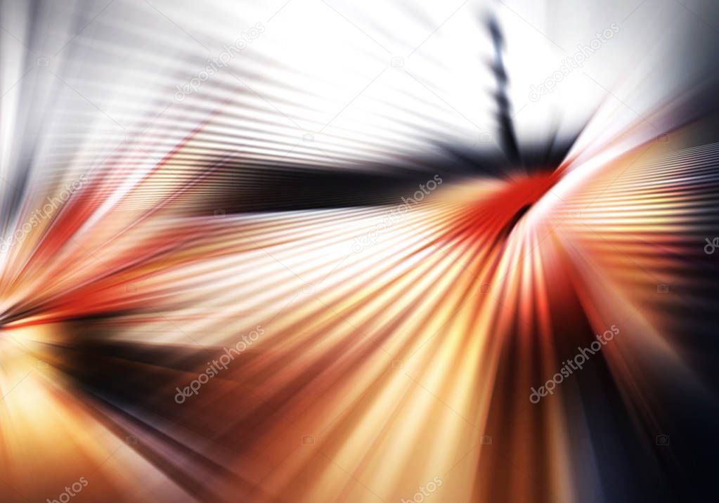 abstract colourful background with dim light and crossed lines of rays and shadows spreading in different directions and intercrossing