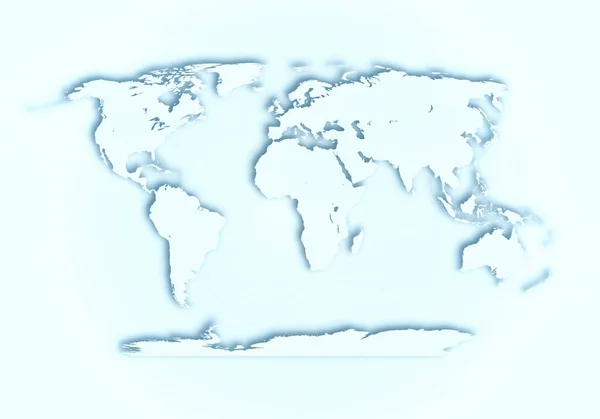 世界デジタル概要地図背景 — ストック写真