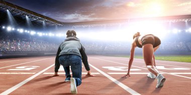 Sanal gerçeklikteki genç adam