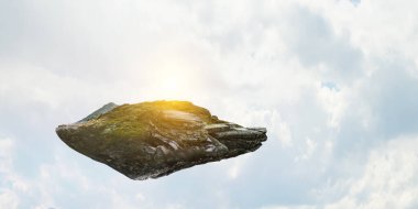 Yaz dağ soyut tepeler manzara