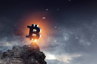 Kripto para birimi en üstte. Karışık ortam