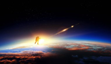 Uzay adamı ve gezegen, uzay kavramında insan