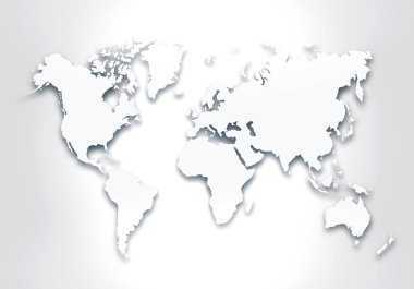 Dünya dijital çizilmiş harita arkaplanı