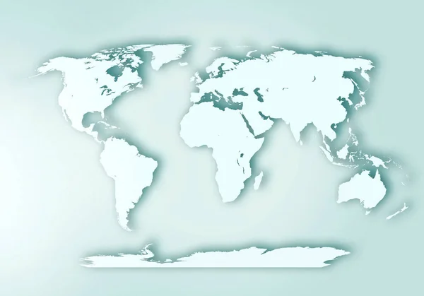 World digital outlined map background — Stock Photo, Image