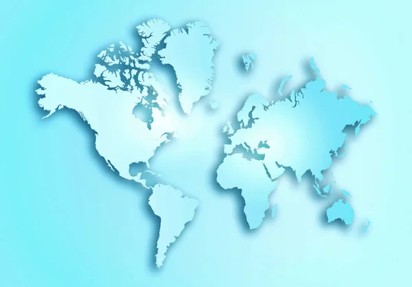 World digital outlined map background — Stock Photo, Image