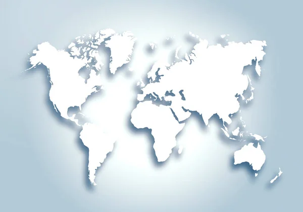 World digital skissad karta bakgrund — Stockfoto
