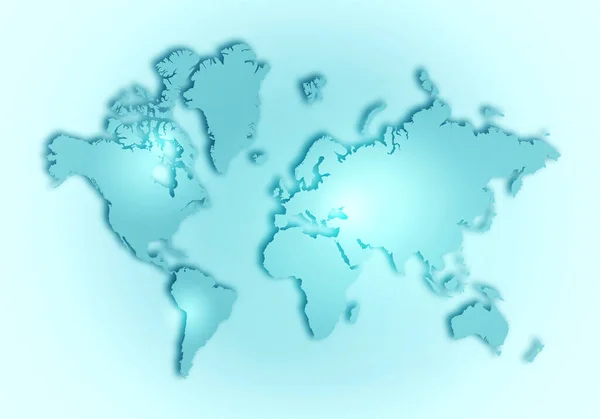 Dünya dijital çizilmiş harita arkaplanı — Stok fotoğraf