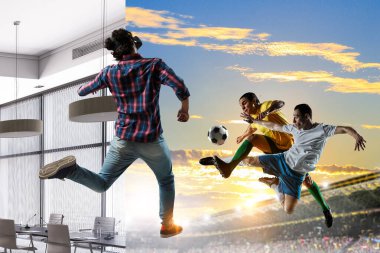 Sanal gerçeklik hissediyorum. Karışık teknik