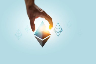 Ethereum kripto para birimi para konsepti yapmak olarak
