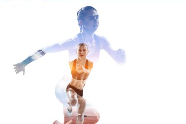 Genç bir sporcuyu çalıştırmanın soyut konsepti