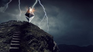 Kripto para birimi en üstte. Karışık ortam