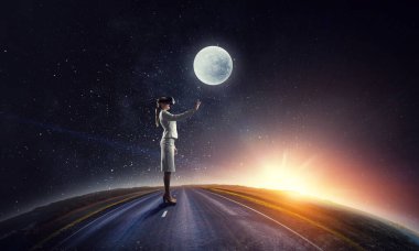 O 3d dünyada. Karışık ortam