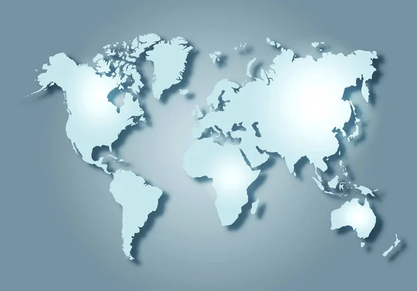 World digital outlined map background — Stock Photo, Image