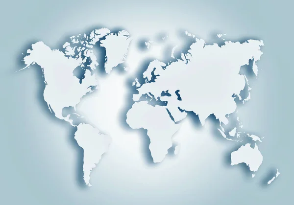 World digital outlined map background — Stock Photo, Image