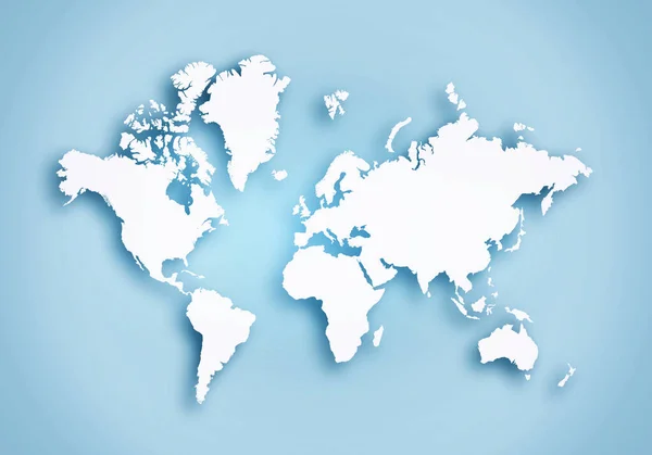 World digital outlined map background — Stock Photo, Image