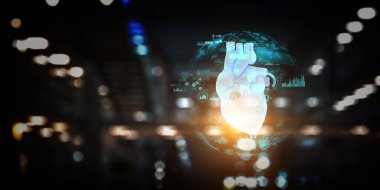 Yenilikçi tıp kavramı. Kalp sembolü