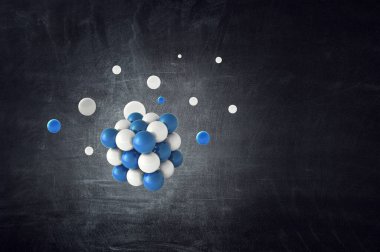 Küre modeli ile bilim konsepti