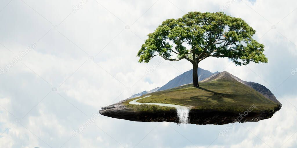 Image of tree and landscape