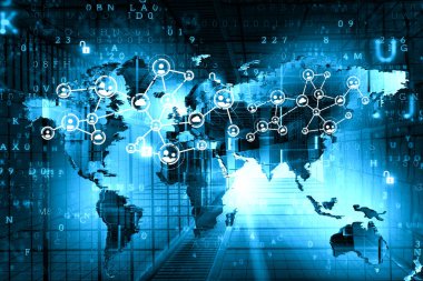 Genel ağ resmi. Karışık ortam