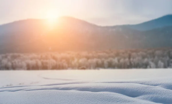Winter landscape image . Mixed media — Stock Photo, Image