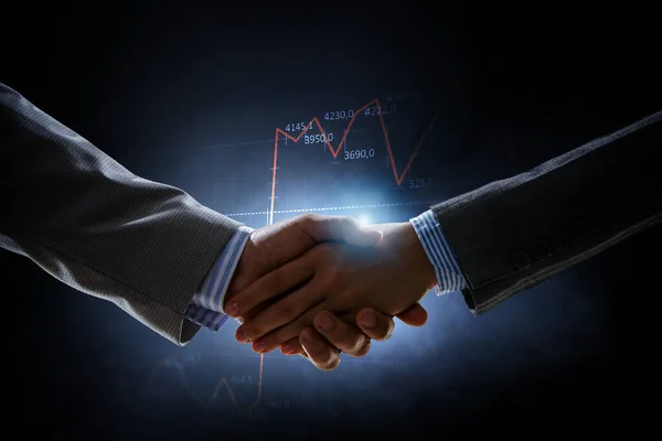 Partnership concept. Image of handshake — Stock Photo, Image