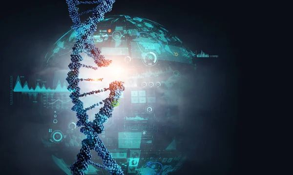Innovatieve DNA-technologieën in wetenschap en geneeskunde — Stockfoto