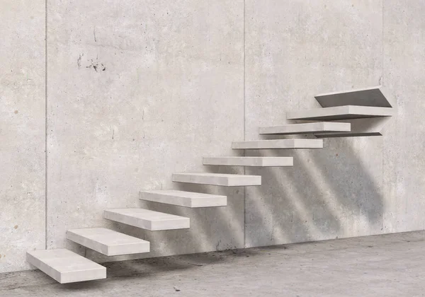 Les escaliers comme symbole de croissance et de défis — Photo