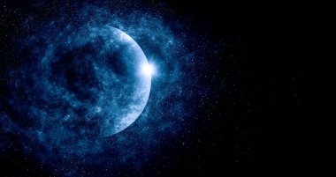 Uzayın görüntüsü. - Evet. Karışık ortam