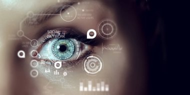 Tarama aşamasında kadın gözünü kapat