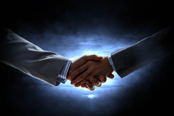 Koncepcja partnerstwa. Obraz uścisku dłoni — Zdjęcie stockowe