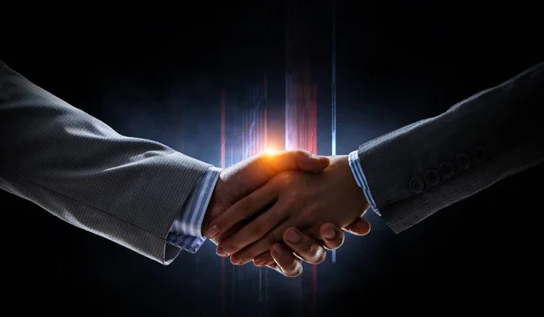 Partnership concept. Image of handshake — Stock Photo, Image