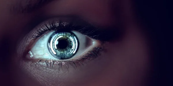 Imagen macro del ojo humano —  Fotos de Stock