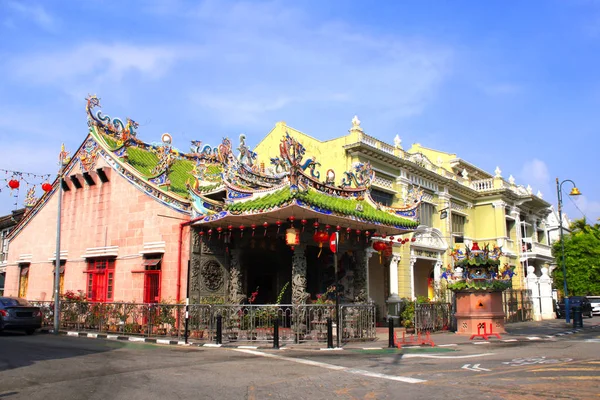 Entrance Chinese Yap Temple Georgetown Penang Island Malaysia — Stock Photo, Image