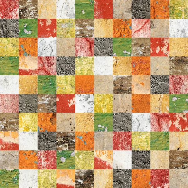 Naadloze Achtergrond Met Stucwerk Patronen Van Verschillende Kleuren Eindeloze Textuur — Stockfoto