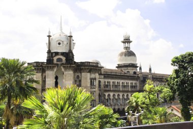 Ünlü turistik cazibe - eski Tren İstasyonu, Kuala Lumpur, Malezya