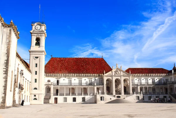 Entrée Université Coimbra Ancienne Université Portugal Une Des Anciennes Europe — Photo