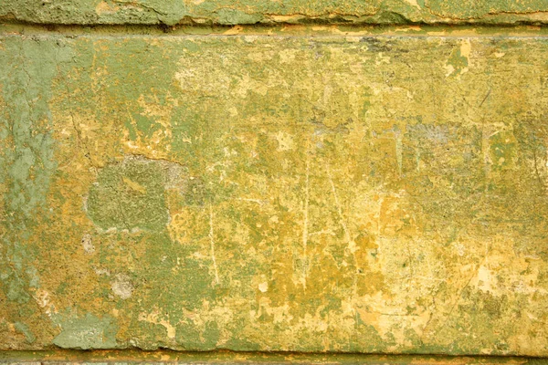 Grunge Background Old Stucco Wall Texture Cracked Paint Green Color — Stock Photo, Image