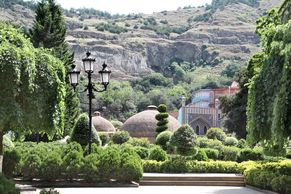 Gamla Svavel Bad Abanotubani Distriktet Gamla Stan Tbilisi Georgien — Stockfoto