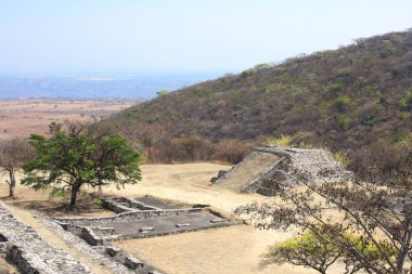 Antik Maya kalıntıları, Kolomb öncesi Maya uygarlığının, Xochicalco, Meksika piramit. UNESCO Dünya Miras Listesi