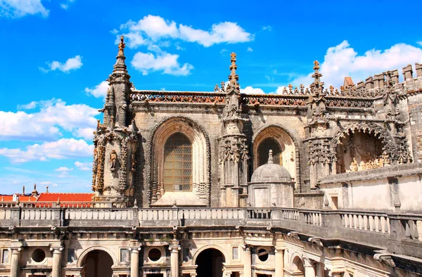 Arriba Del Claustro Dom Joao Iii Convento Templario Cristo Tomar — Foto de Stock