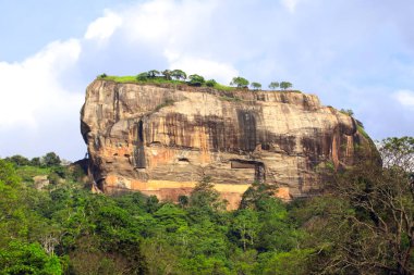 Sigiriya Rock, eski kale yakınında Dambulla, Sri Lanka