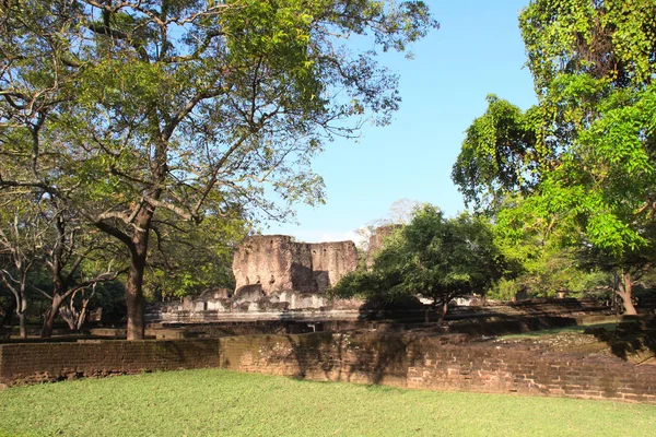 Ruinas del Palacio Real, Polonnaruwa, Sri Lanka — Foto de Stock