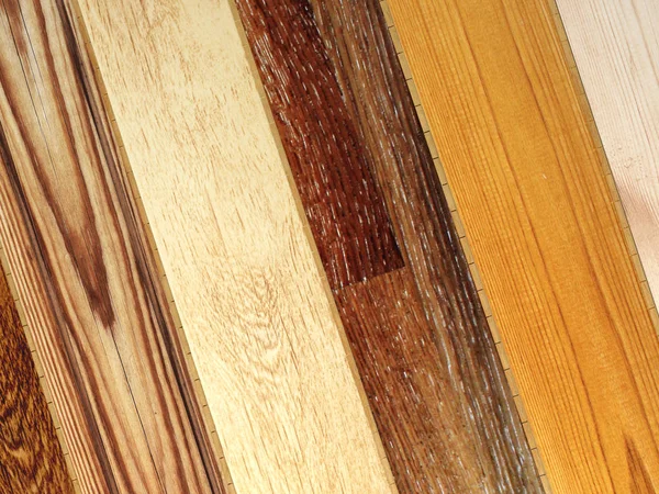 实木复合地板的新木板 — 图库照片