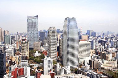 Tokyo, Japonya 'da havadan görünüm