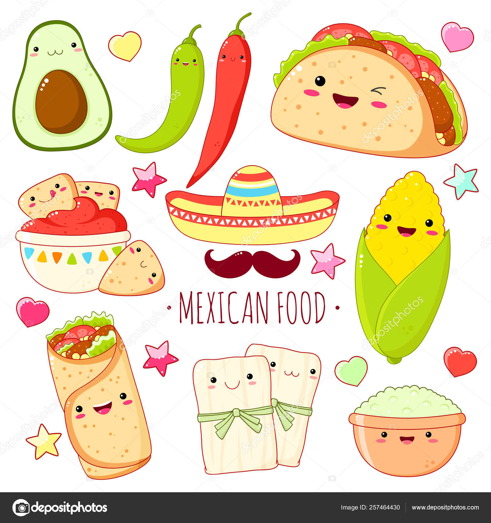 34 ilustraciones de stock de Tostadas mexicana | Depositphotos®