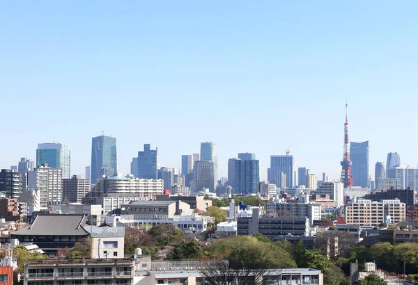 Luchtfoto van Tokyo, Japan — Stockfoto